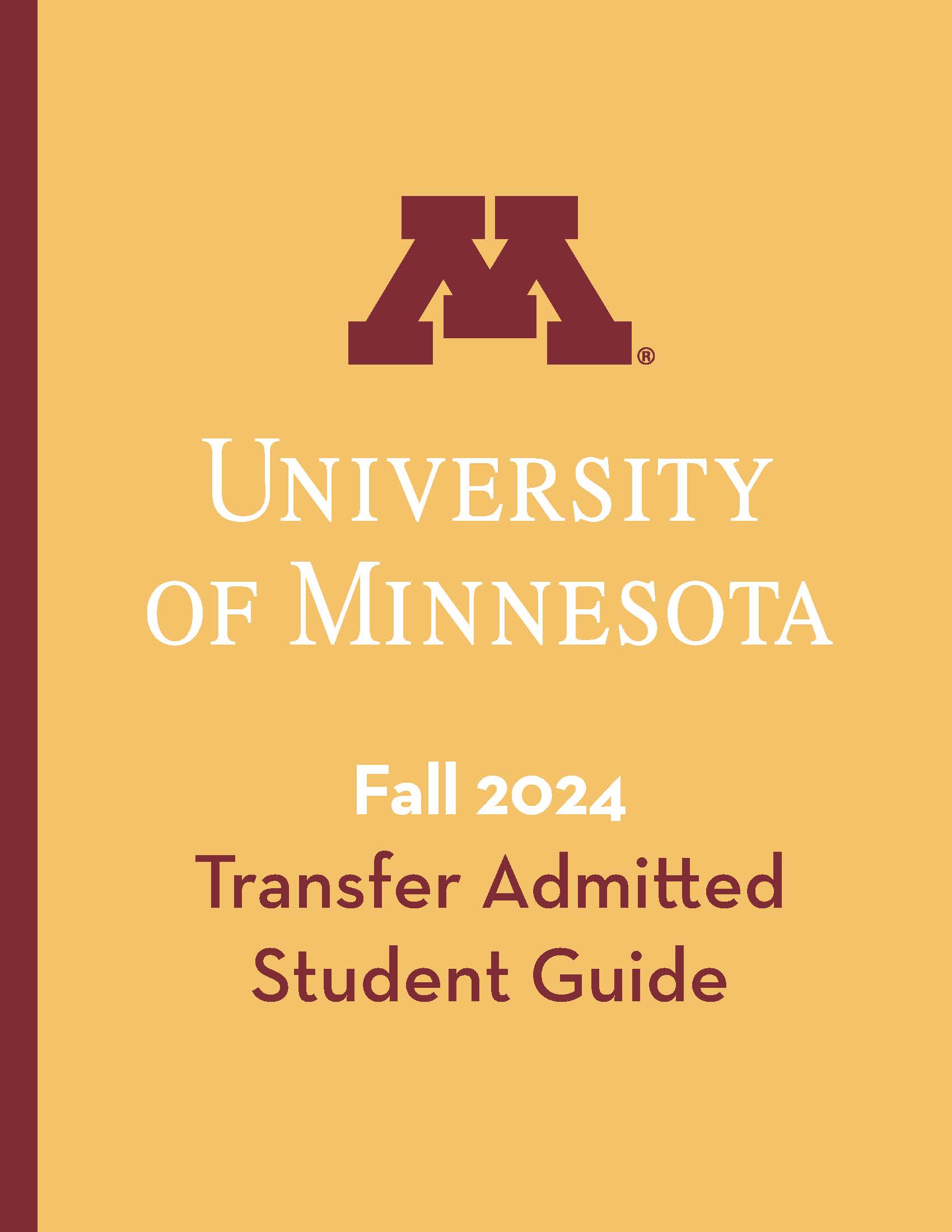 Fall 2024 Transfer & INTL Student Guide