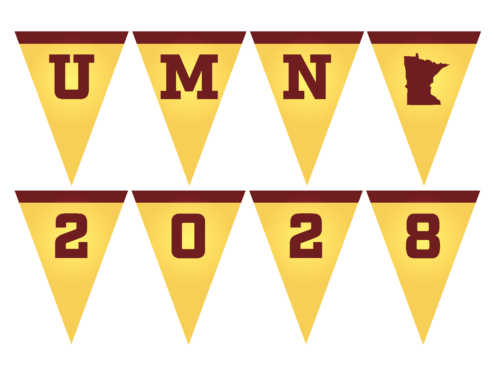 Garland banner - UMN 2028